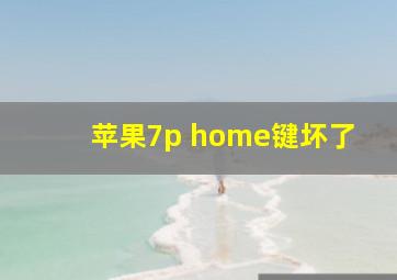 苹果7p home键坏了